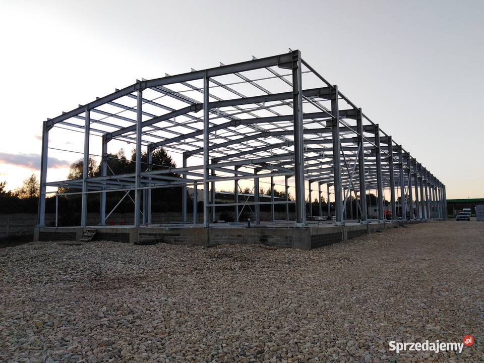 Konstrukcja HALI 15x30m H6m NOWA Hala stalowa Produkcja Czarny Las