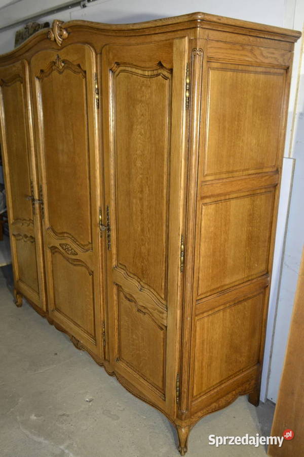 szafa ludwikowska 3 drzwiowa dąb Meble Będzin