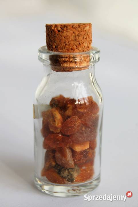 Buteleczka z bursztynem 47 bursztyn bałtycki Lublin sprzedam