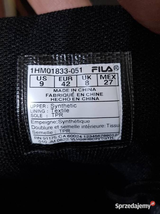 Fila 42 trapery trzewiki buty męskie zimowe Kraków