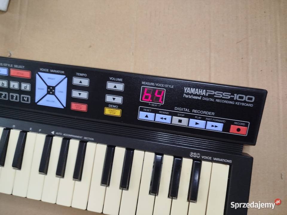 Instrument Klawiszowy Yamaha PortaSound PSS100 łódzkie Zgierz