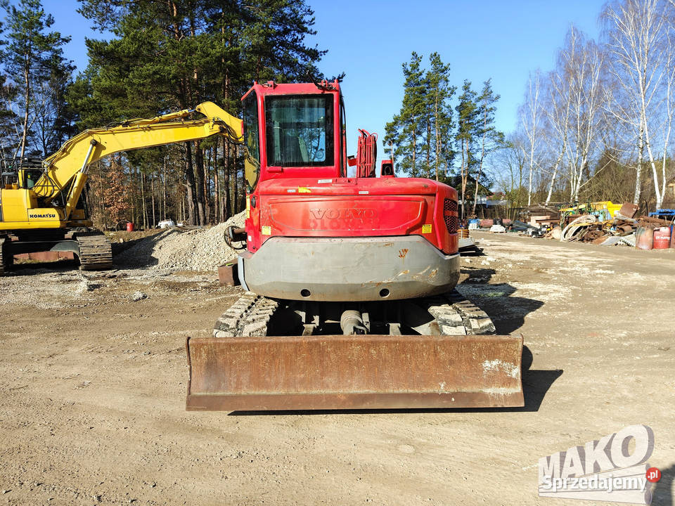Volvo ECR88D Obrót w obrysie Ramię offset Koparki Ostrowiec Świętokrzyski
