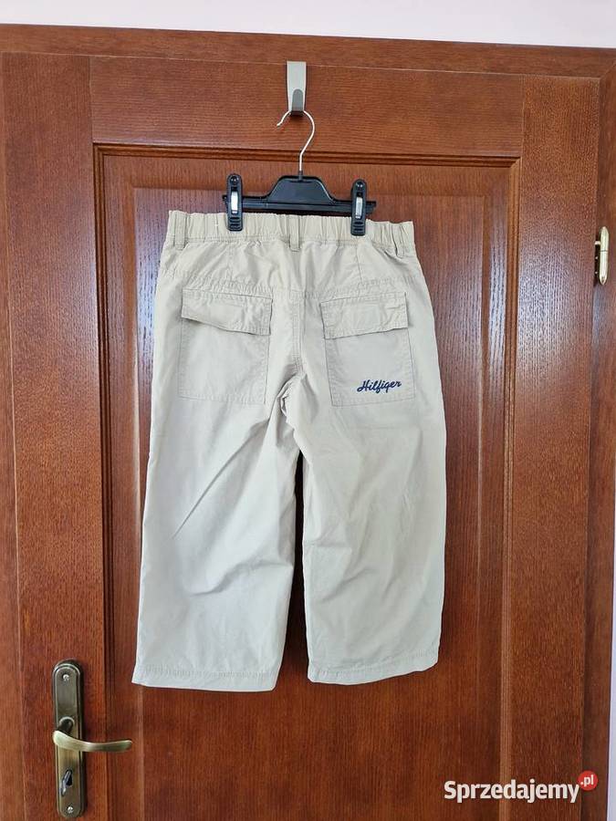 Spodenki szorty beżowe Tommy Hilfiger rozmiar 10 Bibice