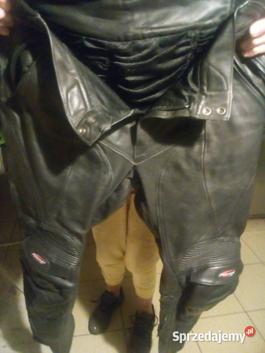 Spodnie skórzane męskie motocyklowe 36 firmy Zebrzydowa