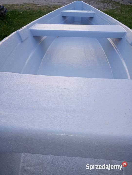 Łódka plastikowa drewniana Sejny