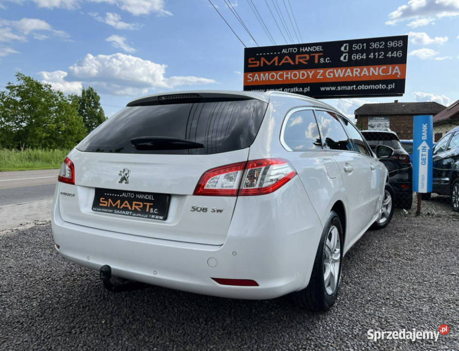 Peugeot 508 SW Bezwypadek Serwis Panorama Biała serwisowany w ASO