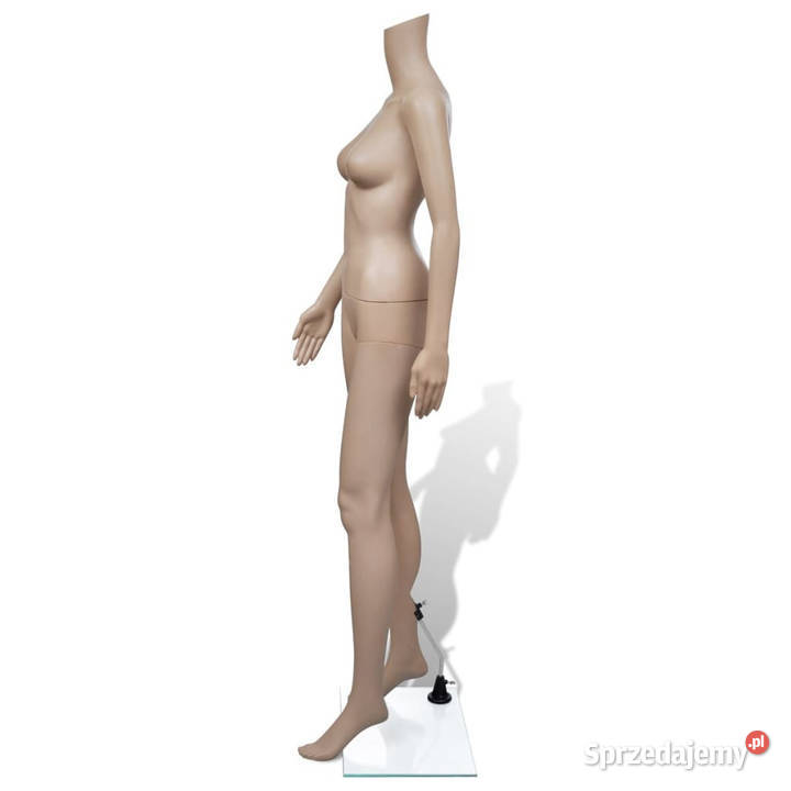 MANEKIN KOBIECY BEŻOWY 161 SZKLANA PODSTAWA Warszawa