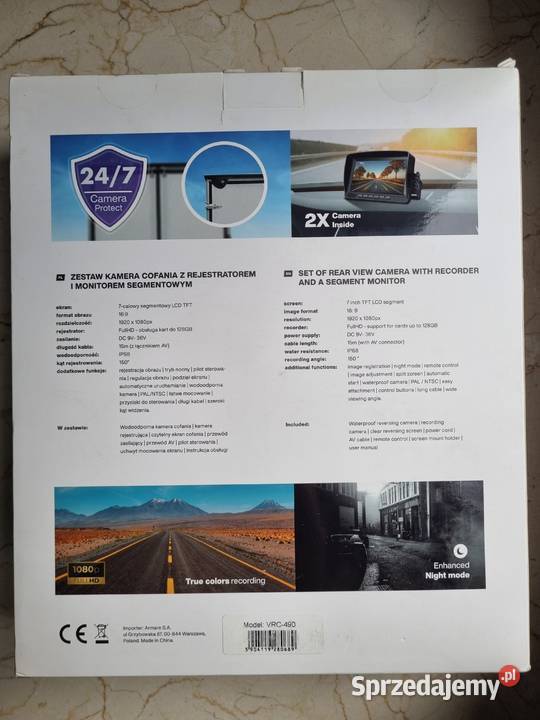 Kamera cofania z wideorejestratorem Vordon Sokolniki-Las