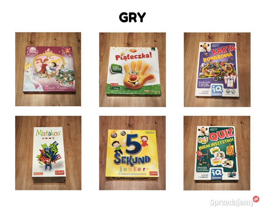 GRY planszowe rodzinne Piąteczka 5 sekund Quiz