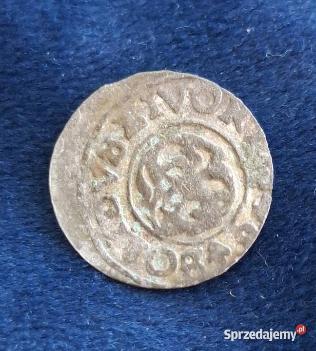 Szeląg inflancki Krystyna Ryga 1648 okupacja Wejherowo sprzedam