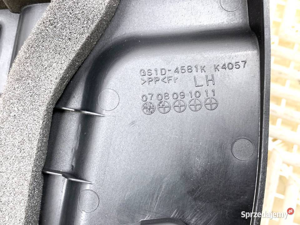 BOCZEK DRZWI LEWY PRZÓD MAZDA 6 GH Kombi 0713