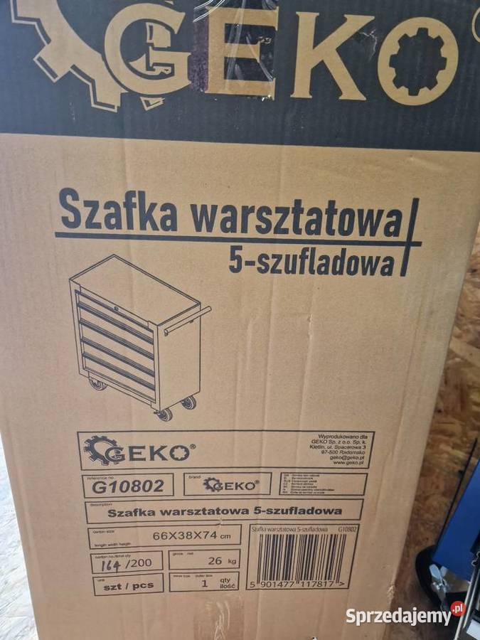Szafa NARZĘDZIOWA GEKO 78 x 62 5 Szuflad Zamek Głogowa sprzedam