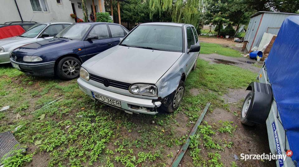 Volkswagen golf III 3 coupe 18 gaz lpg wrak race Golf Pułtusk