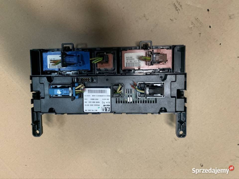 96715292XN panel nawiewu klimatyzacji peugeot Rok produkcji 2009 Szczecin sprzedam