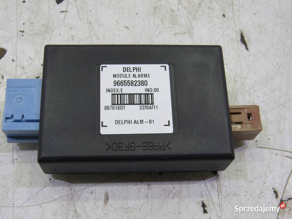 MODUŁ STEROWNIK ALARMU CITROEN C3 II 9665582380 osobowe Części samochodowe