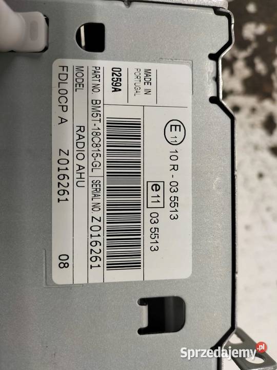 RADIO BM5T18C815GL Ford Focus Mk3 20102019