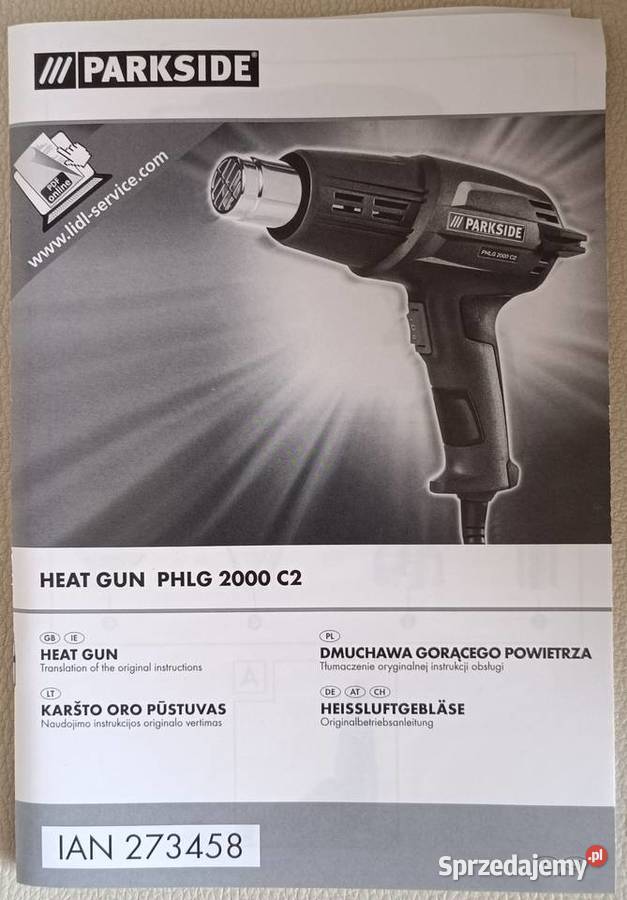 Opalarka Parkside PHLG 2000 C2 o mocy 2000 W Zarszyn