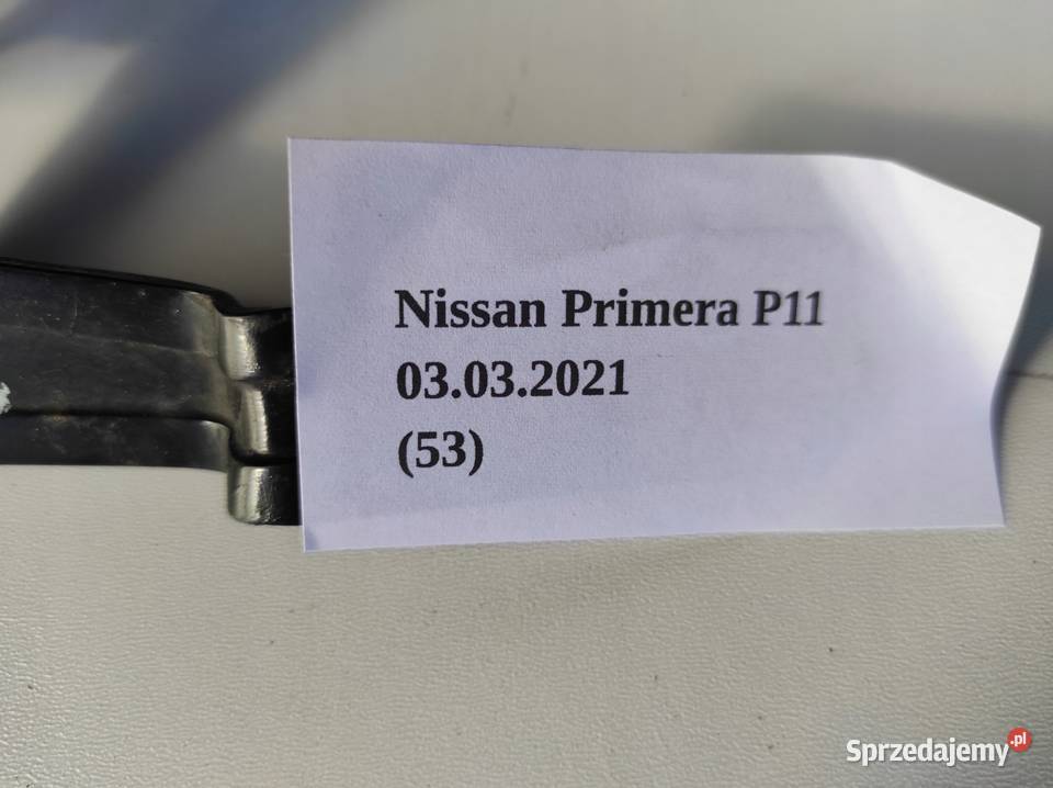 ZAMEK MASKI NISSAN PRIMERA P11 KOMBI 99 wielkopolskie Nowy Tomyśl