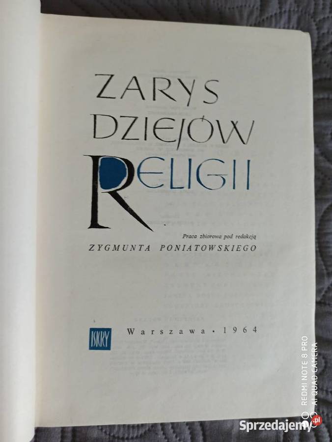 ZARYS DZIEJÓW RELIGII ZPoniatowski Warszawa