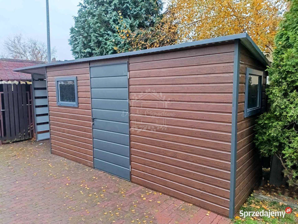 Schowek domek ogrodowy 5x15m wiata 15m Tychy