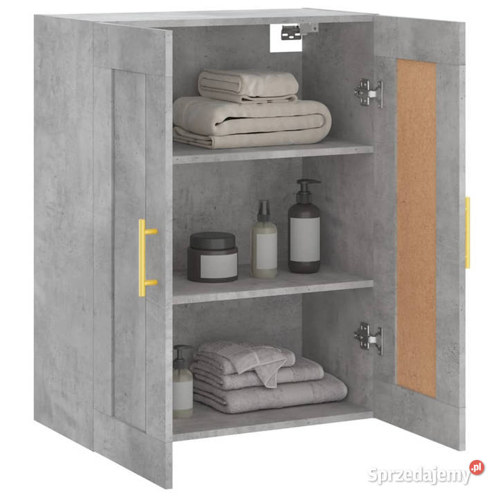 Szafka wisząca szarość betonu 695x34x90 WM830368 Warszawa sprzedam