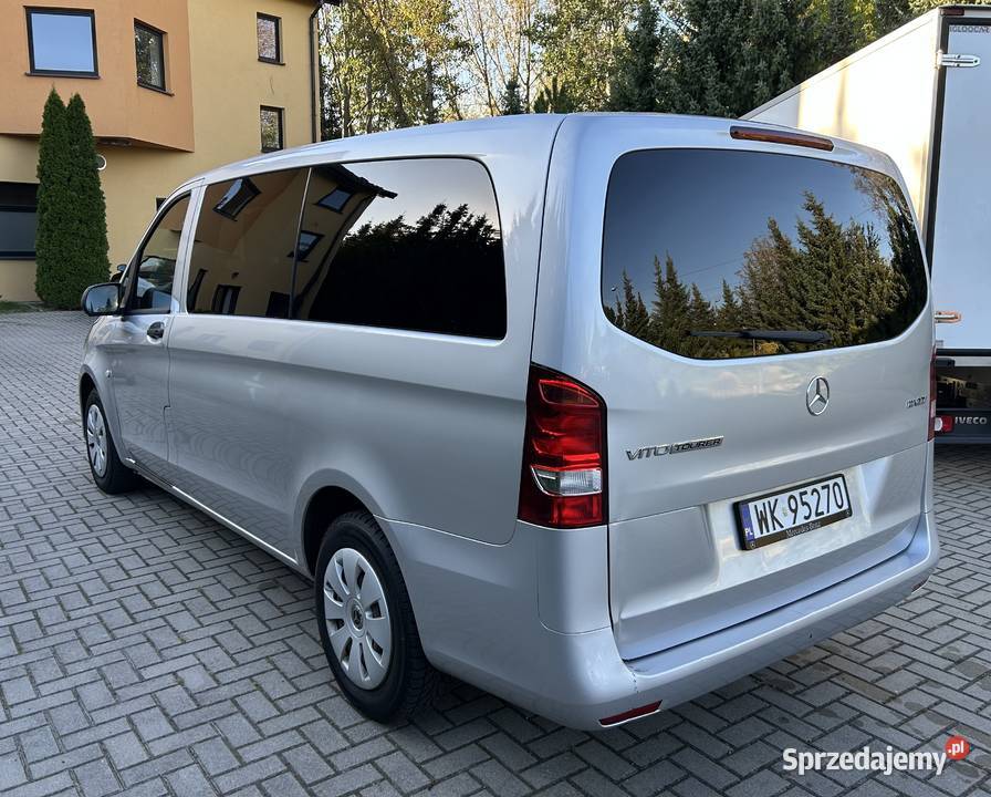Mercedes Vito Tourer salon Polska 8osobowy Rok produkcji 2014 mazowieckie Warszawa