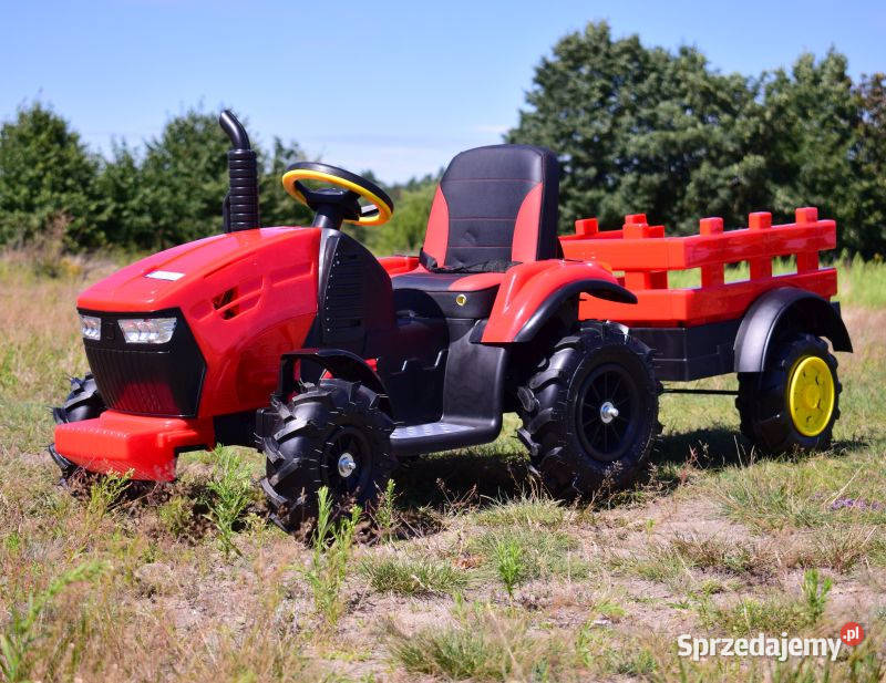 Autko na akumulator MEGA TRAKTOR Z PRZYCZEPĄ śląskie Myszków sprzedam