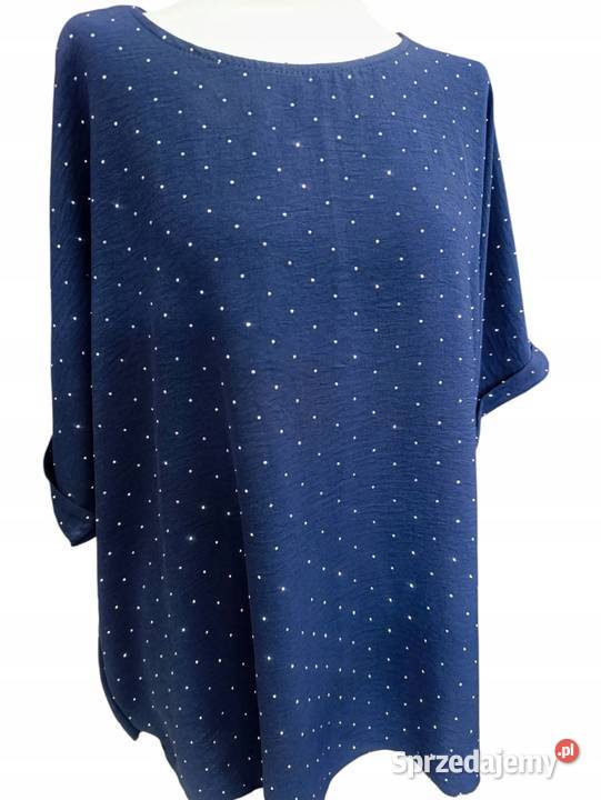Bluzka damska z kryształkami Duże rozmiary łódzkie Pątnów
