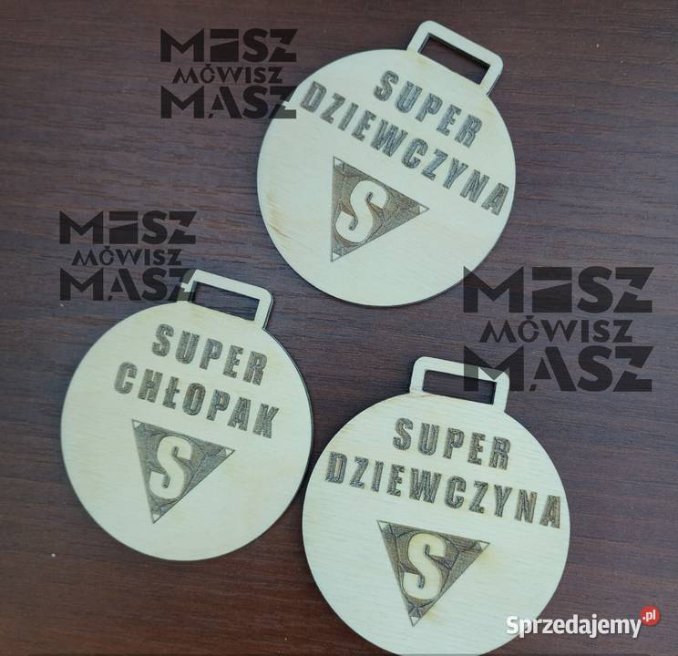 Medal SUPER na dzień dziewczynki chłopaka Racot sprzedam