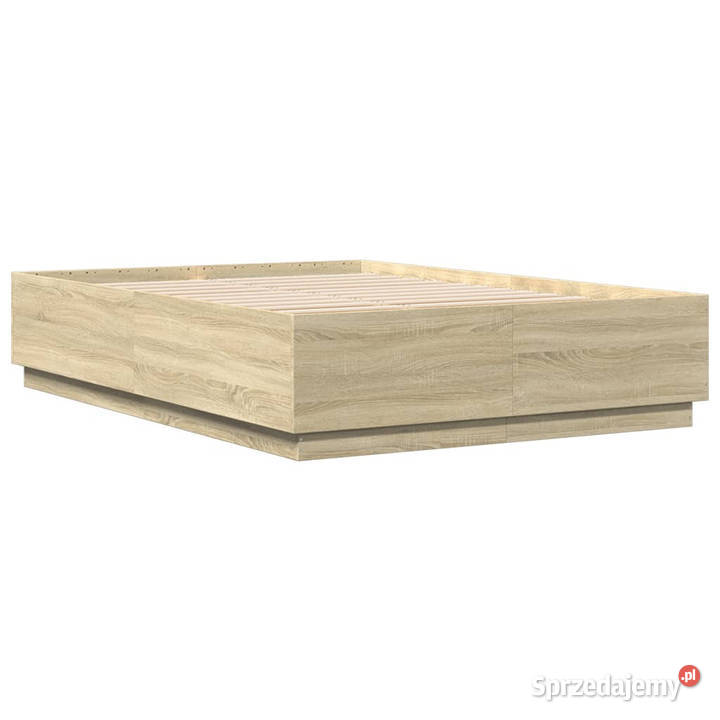 Rama łóżka dąb sonoma materiał drewnopochodny 153cm Warszawa