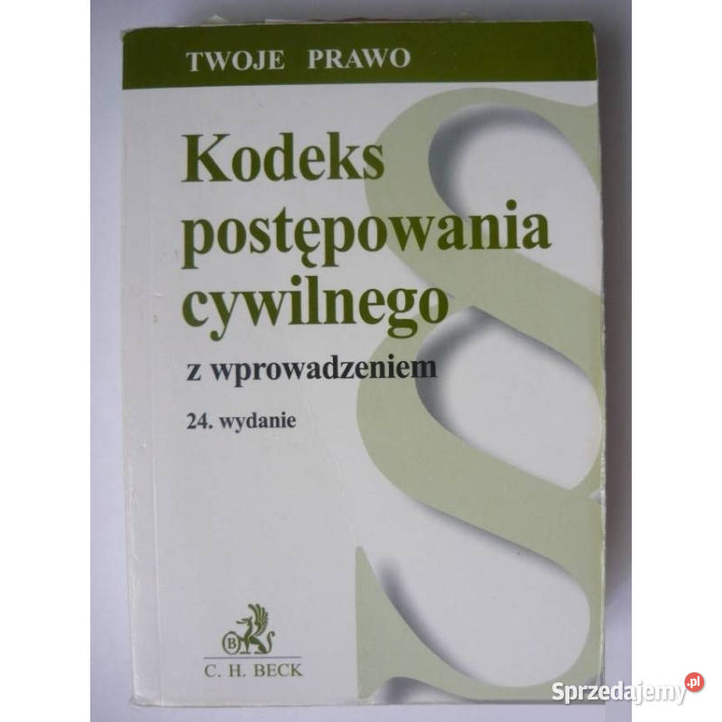 Kodeks Postępowania Cywilnego z wprowadzeniem miękka łódzkie Łódź