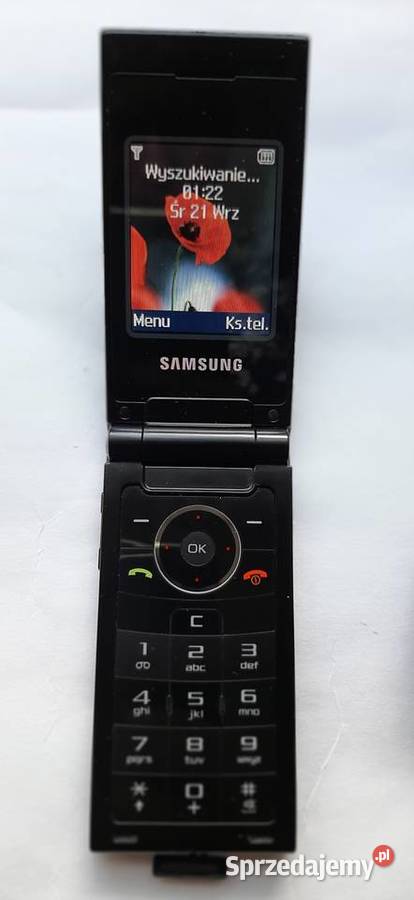 Telefon komórkowy Samsung SGHX520 Bordowy Samsung mazowieckie Pruszków