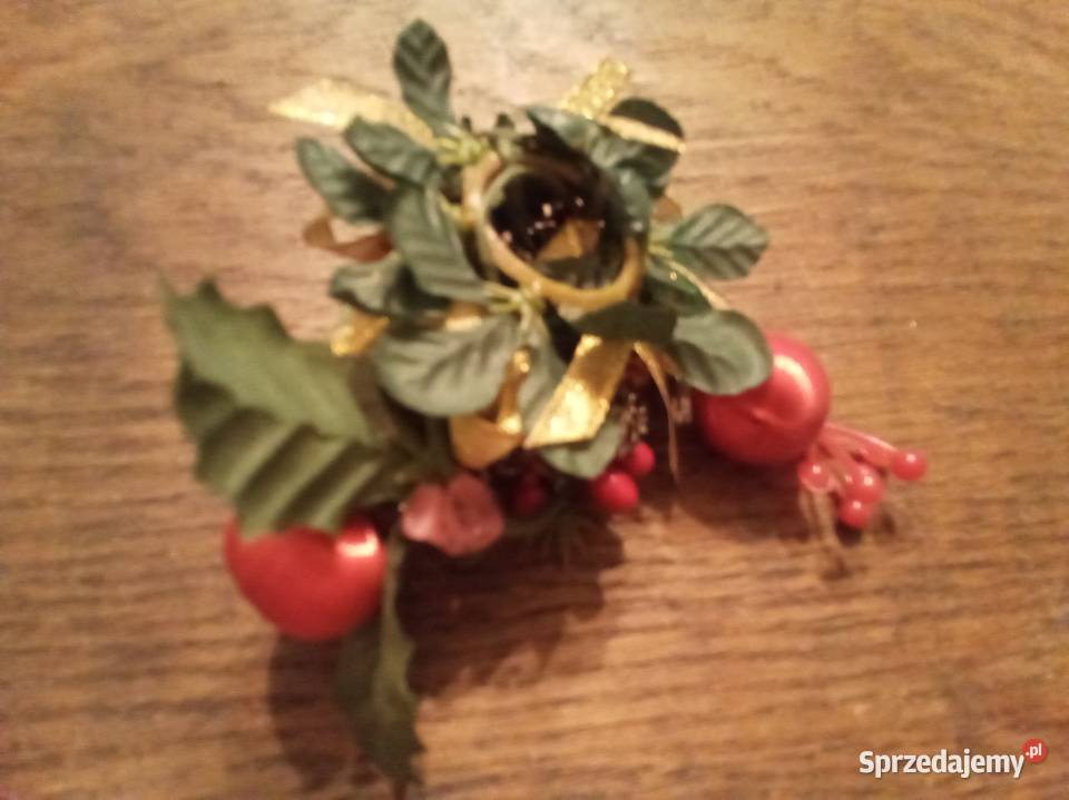 Zestaw 4 małych Bożonarodzeniowych stroików Warszawa sprzedam