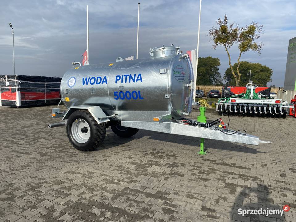 Beczkowóz do Wody Pitnej 5000 L Będzymin