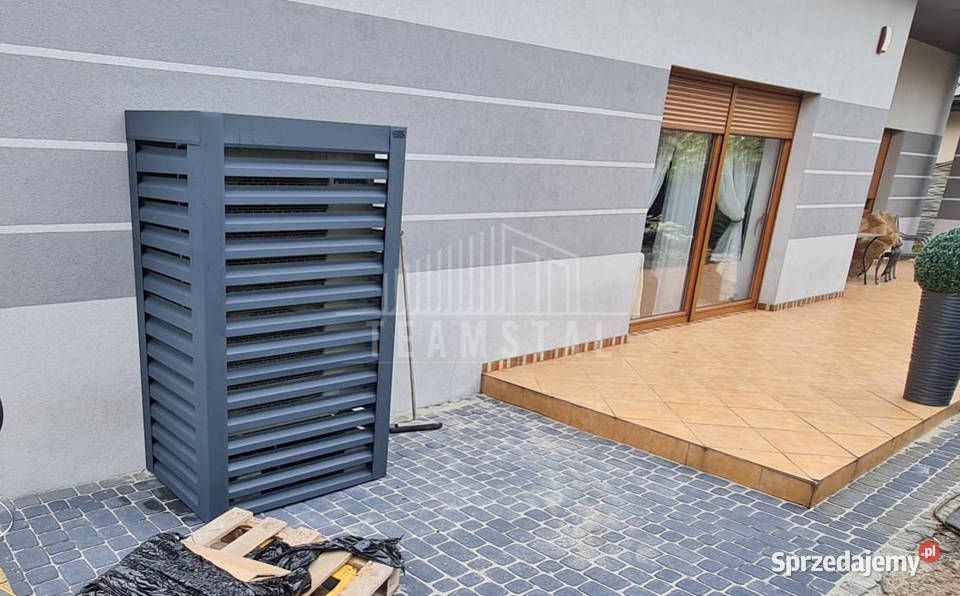 Osłona pompy ciepła 90x50x180 antracyt TS578 Sopot