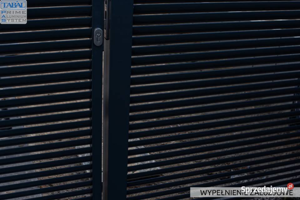 Nowoczesne ogrodzenie aluminiowe ŻALUZJOWE metal Lublin