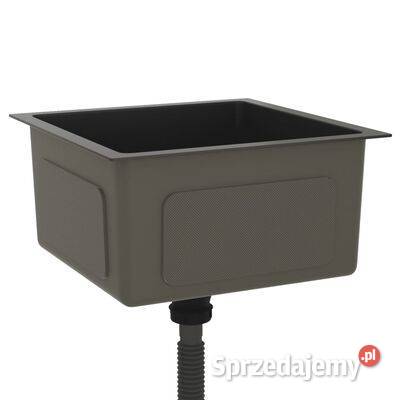 vidaXL Ręcznie robiony zlew kuchenny czarny stal Warszawa