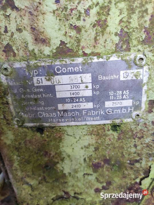 Claas comet na części
