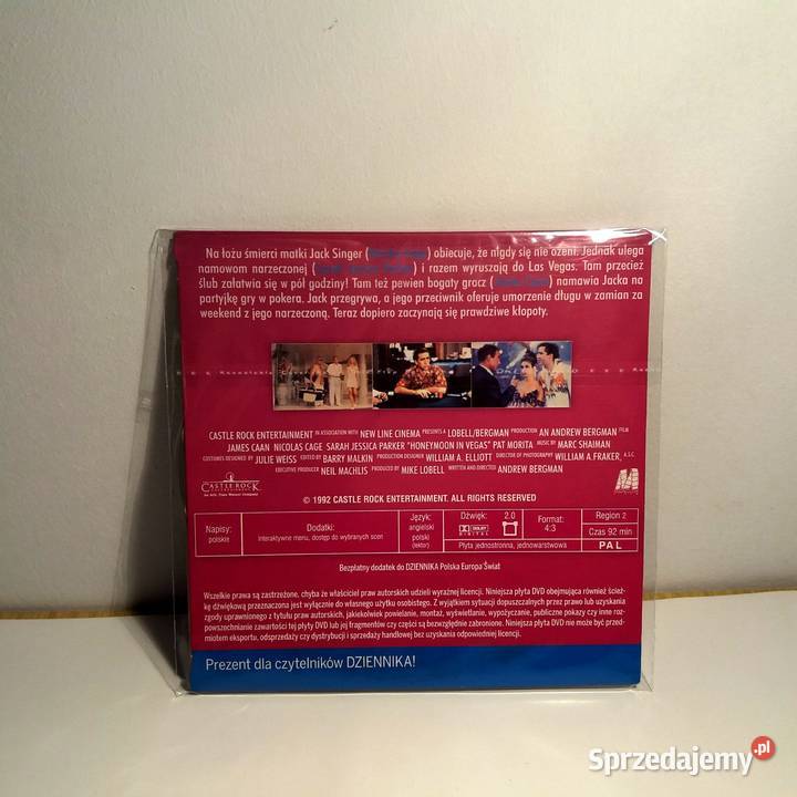 Miesiąc miodowy w Las Vegas DVD Warta sprzedam