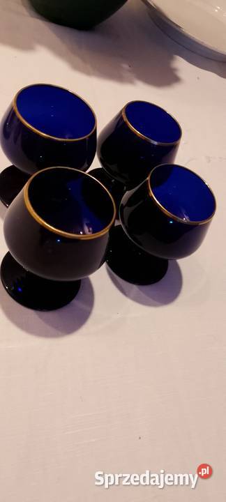 Kieliszki kobaltowe krosno śląskie Częstochowa sprzedam