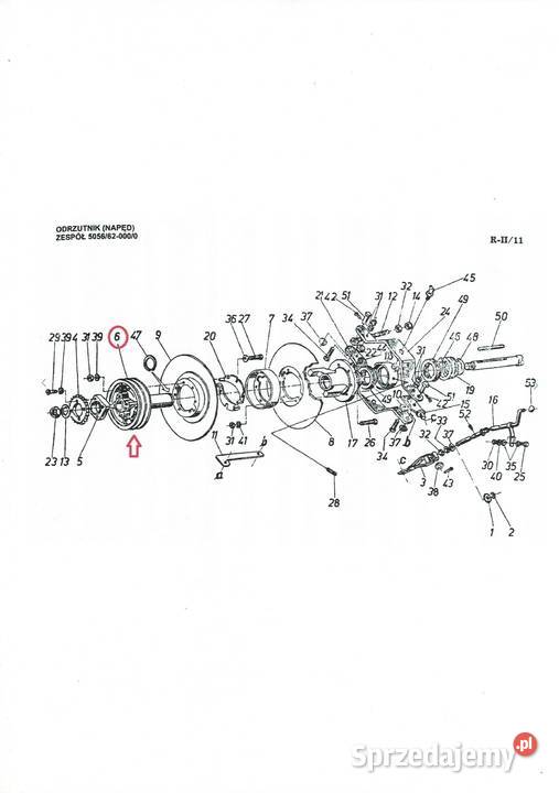 Koło pasowe z tuleją Bizon