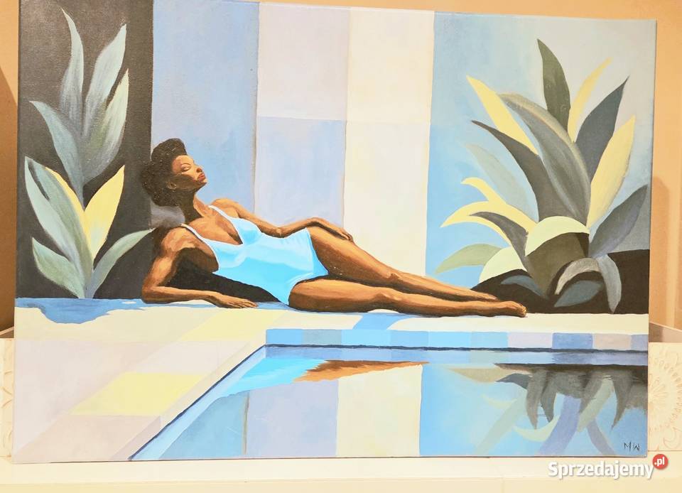 Obraz ręcznie malowany z certyfikatem Godów sprzedam