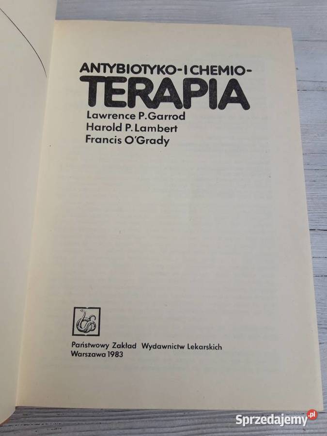 Antybiotyko i Chemio Terapia 1983 Garrod Lambert Antykwariat śląskie Bielsko-Biała