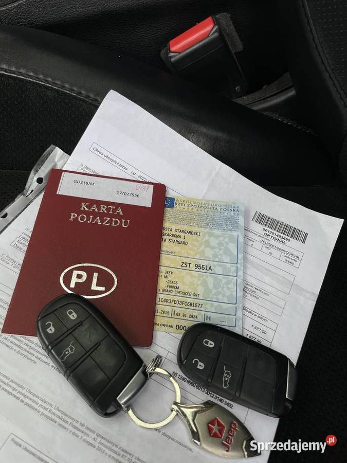 Jeep Grand Cherokee SRT 64 V8 Salon Polska NOWY Stargard
