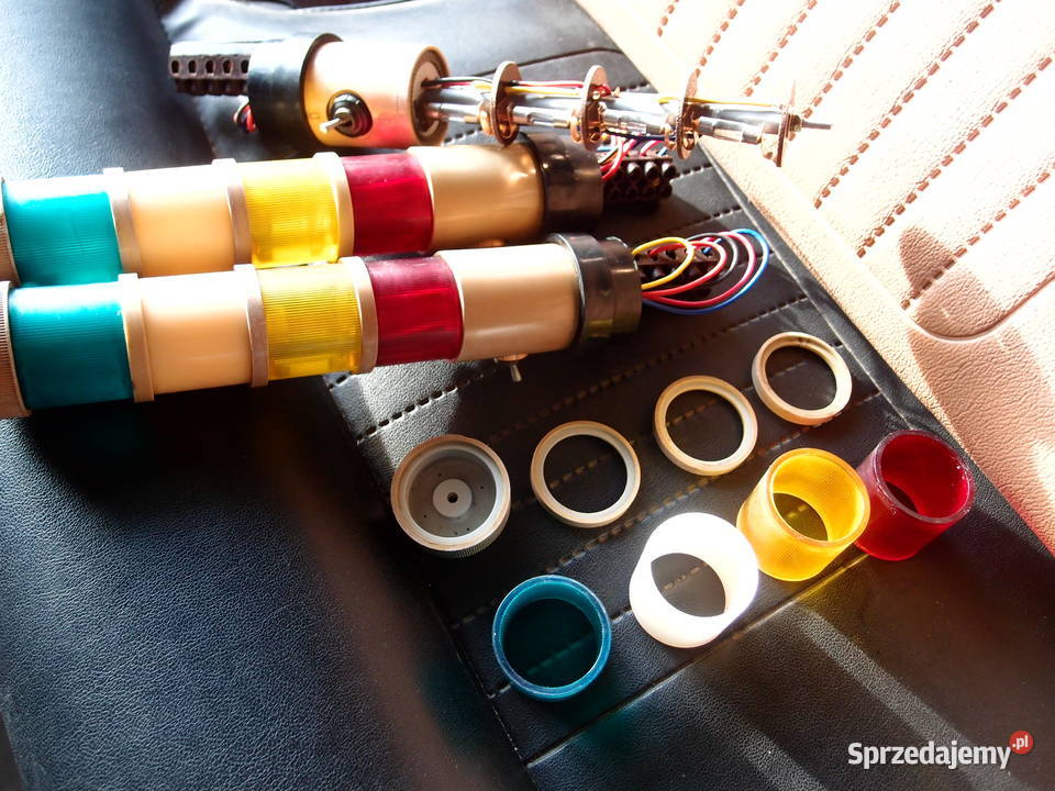 Lampa sygnałowa kolumna sygnalizacyjna 4 łódzkie Łódź