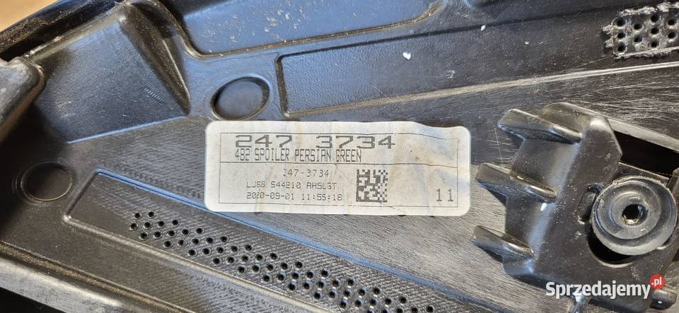 SPOJLER LOTKA KLAPY TYŁ FORD ESCAPE MK4 2020 osobowe Spoilery pomorskie Mojusz