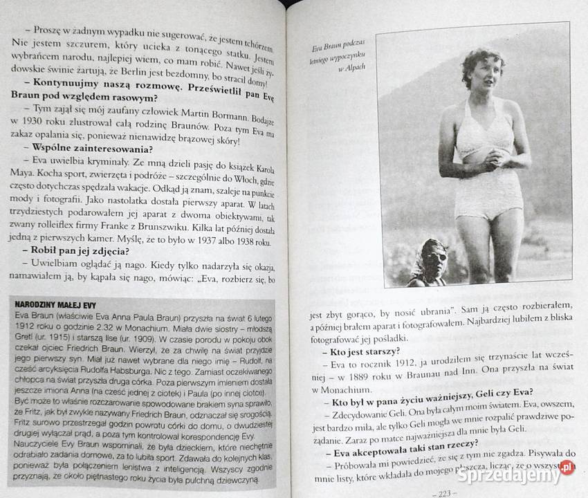 Spowiedź Hitlera Szczera rozmowa z Żydem Rok wydania 2016 Chełm sprzedam