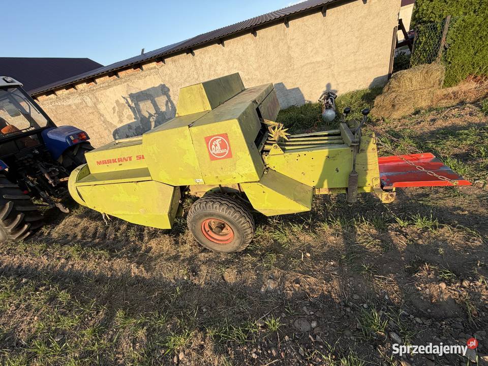 Prasa kostkująca Claas markant 50 warmińsko-mazurskie Działdowo