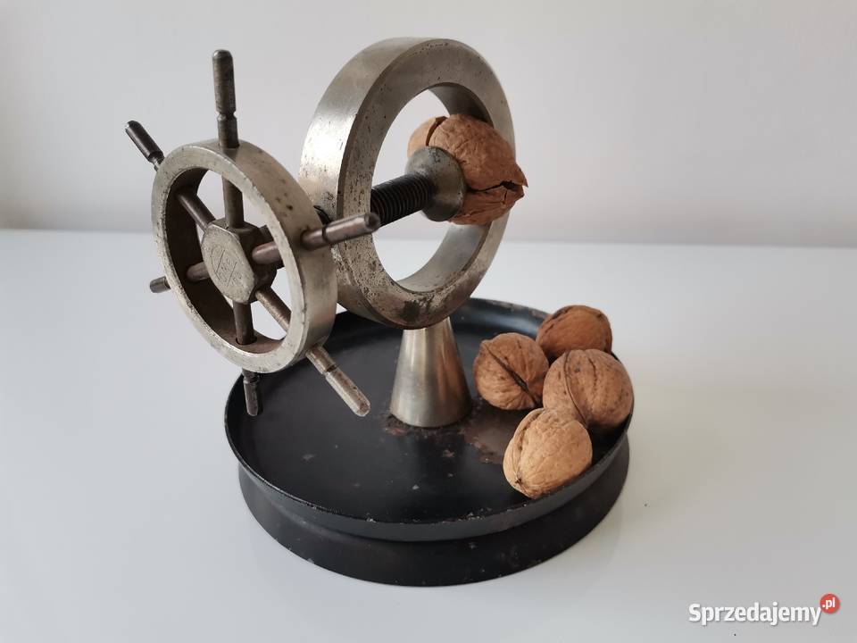 Stary sprawny metalowy marynistyczny dziadek do śląskie