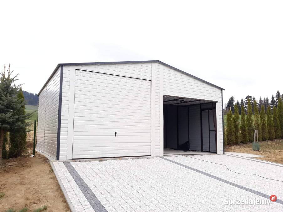 Garaż Blaszany 6x6 Drewnopodobny Blaszak Wiata 244zł/m2 Toruń